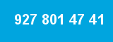 927 801 47 41 927 801 47 41